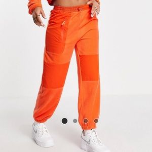 Orange comfy sweatpants